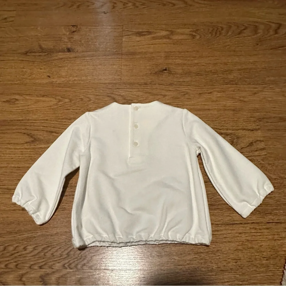 il Gufo Cream Baby lined Shorts & Top set size 9M Baby boy girl NWT